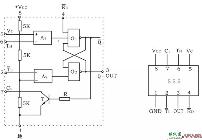 555集成电路原理图  第1张