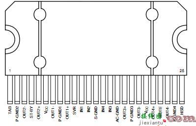 基于TDA7388 IC四声道系列功放电路图  第3张