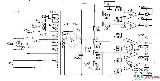 交流稳压器电路工作原理图  第6张