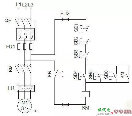 电力拖动控制线路图  第6张