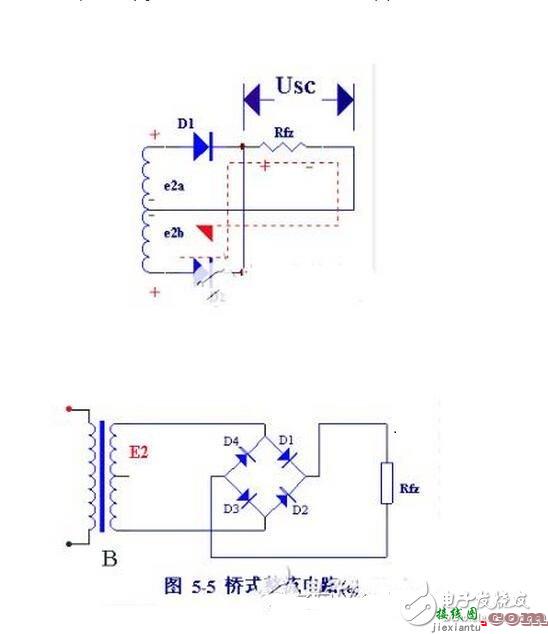 常见的几种二极管整流电路解析，可控硅整流电路波形分析  第8张