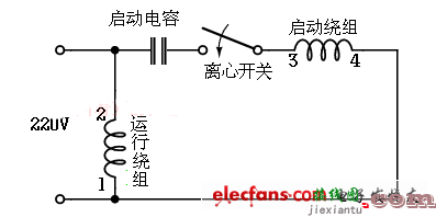 详解单相电机电容接线图  第2张