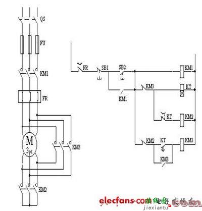 电机正反转电路图分析  第1张