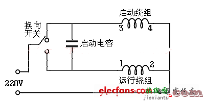 详解单相电机电容接线图  第4张