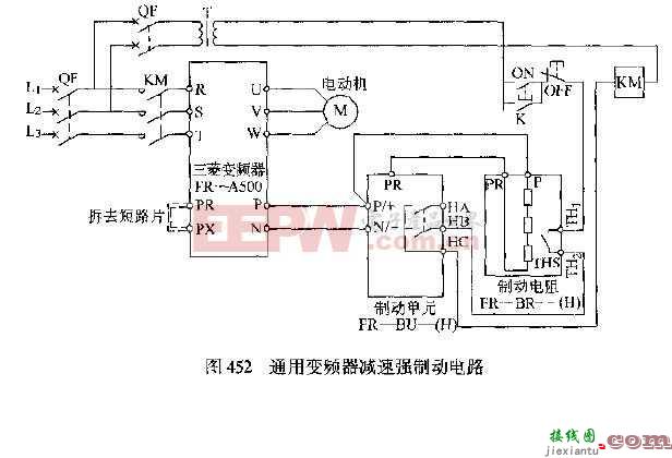 通用变频器减速强制电路  第1张