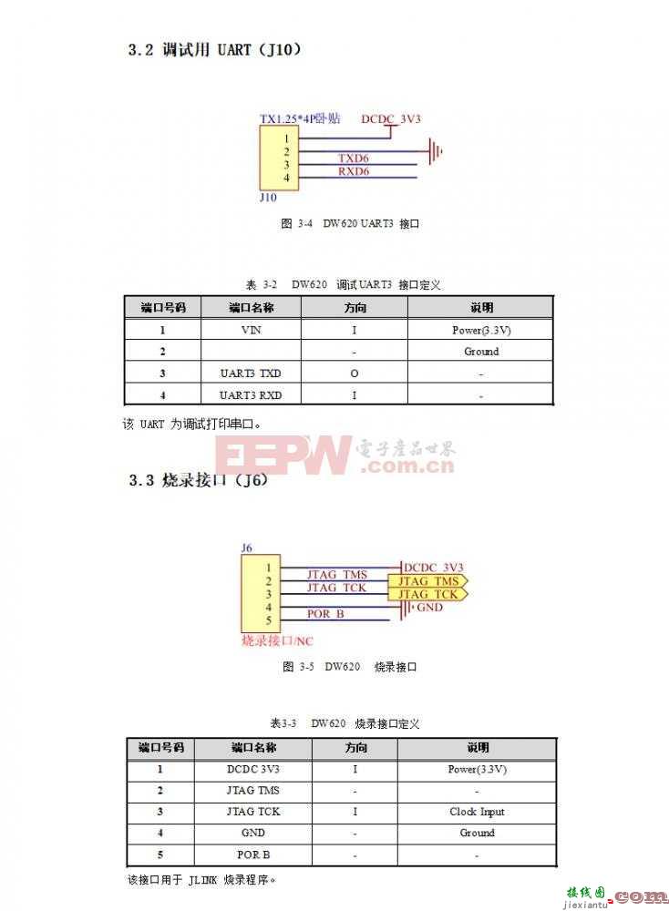 东为 DW620人脸识别模块接口电路设计  第1张