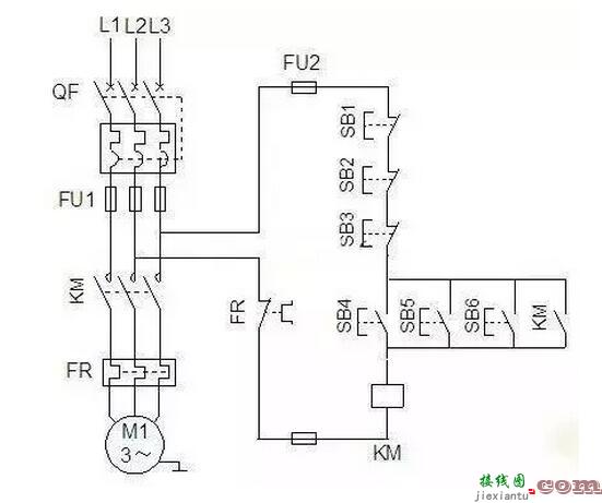 电力拖动控制线路图13例  第7张