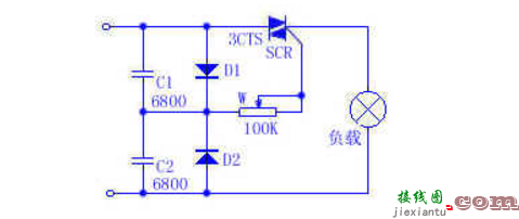 12v单向可控硅触发电路图（可控硅控制电路的制作13例）  第3张