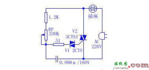 12v单向可控硅触发电路图（可控硅控制电路的制作13例）  第2张