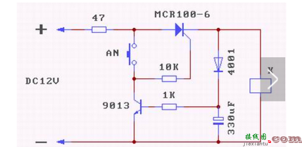 12v单向可控硅触发电路图（可控硅控制电路的制作13例）  第9张