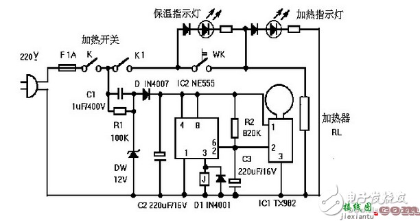 智能型节能饮水机电路设计  第1张