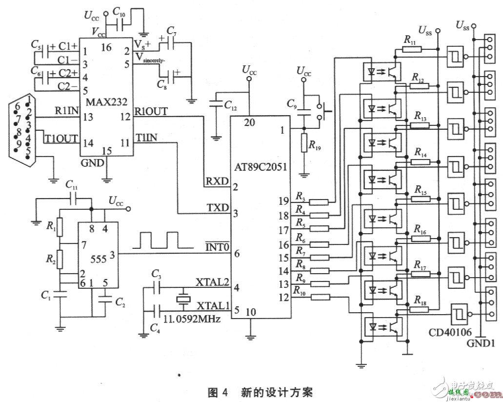 AT89C2051多路舵机控制电路详解  第3张