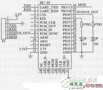 STM32的便携式手机蓝牙考勤机系统电路设计  第1张