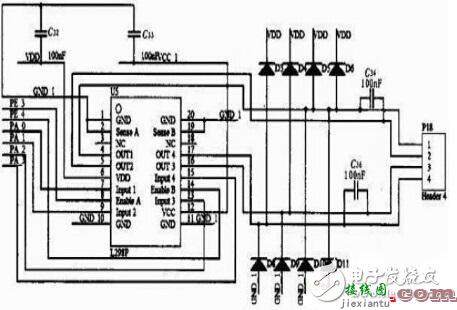 基于Atmega128单片机无人车控制系统电路设计  第1张