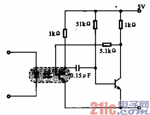 光电耦合器控制的振荡电路  第1张
