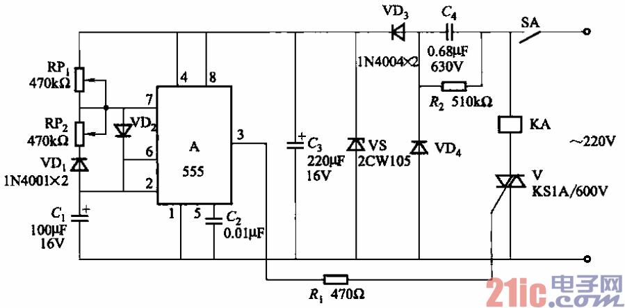 自动周期开关电路之二  第1张