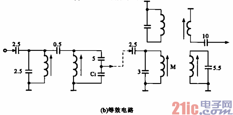 可变频道调谐滤波器及等效电路b  第1张