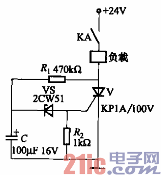 晶闸管接通式延时电路之二  第1张