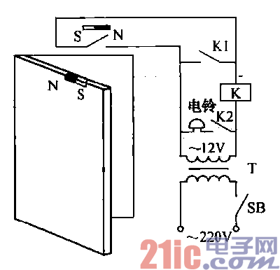 开门告知器电路  第1张