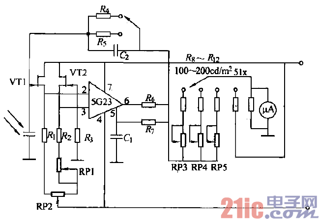 亮度计电路  第1张