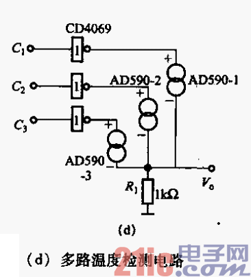 AD590的基本应用电路d  第1张