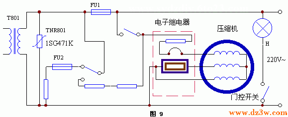 电冰箱控制电路的过压保  第1张