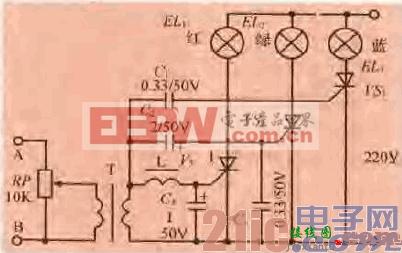 一款简易音乐彩灯控制电路  第1张