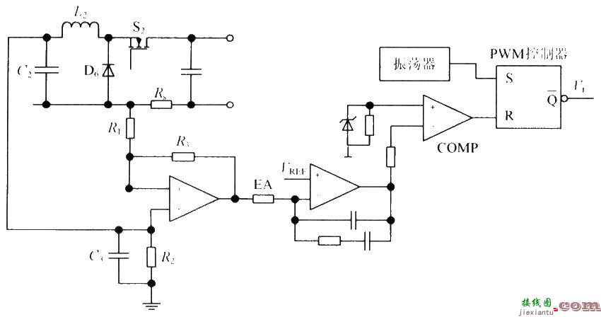 金卤灯电子镇流器恒功率控制电路图  第1张