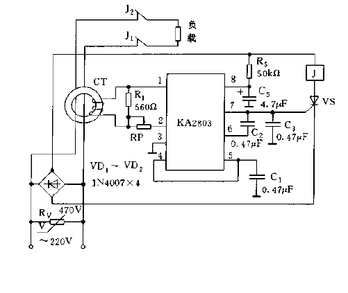 KA2803的典型应用电路图  第1张