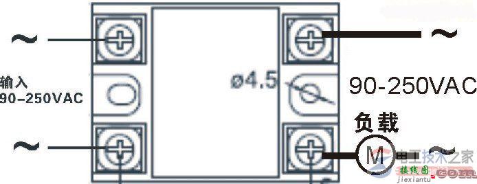 ssr固态继电器接线图(输入与负载)  第1张