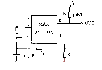 MAX834,835的典型应用电路图  第1张