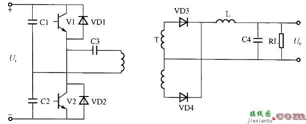 半桥功率变换电路图  第1张
