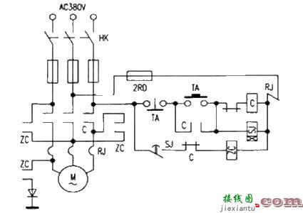 实用的电动机能耗制动电路图  第1张