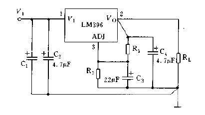 LM396的典型应用电路图  第1张