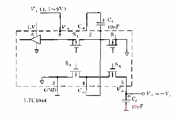 LTC1044应用实例负压变换器  第1张