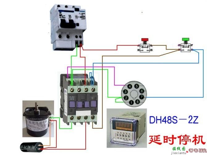 54种电动机电气控制电路接线图  第8张