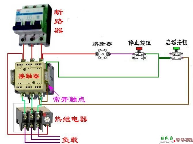 11种断路器、接触器电气控制回路接线图  第2张