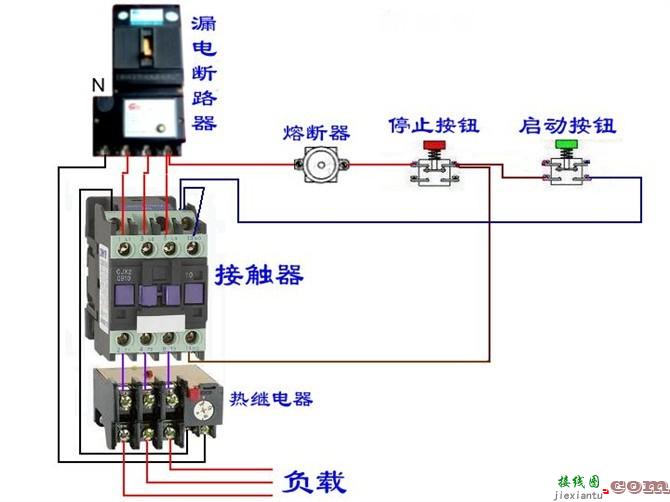 11种断路器、接触器电气控制回路接线图  第7张