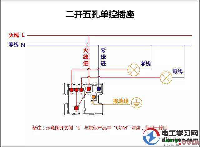 家装电工最全开关接线图,单控、双控、三控，赶紧收藏！  第5张