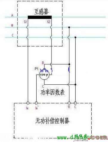 无功补偿控制器接线图  第1张