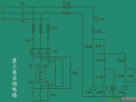 常用电气控制电路_常用电机控制电路图集_电气控制电路接线图  第13张