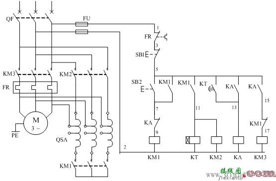 常用电气控制电路_常用电机控制电路图集_电气控制电路接线图  第15张