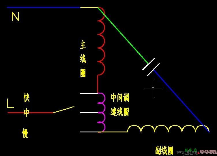 单相电动机正反转 接触器接线图  第11张