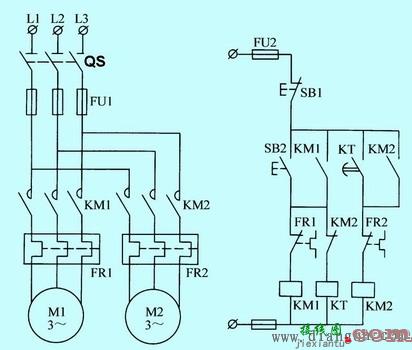 电动机顺序控制的接线方法  第2张