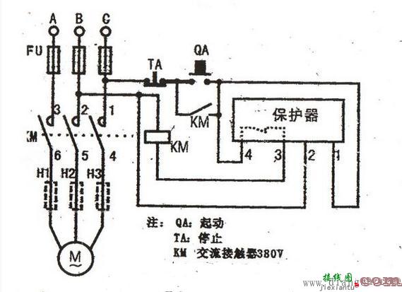 电动机综合保护器如何接线?电动机综合保护器接线图  第1张