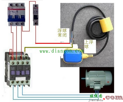 排污泵浮球接线图  第1张