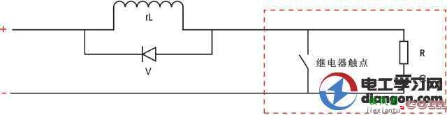 超实用的继电器消火花电路图  第1张