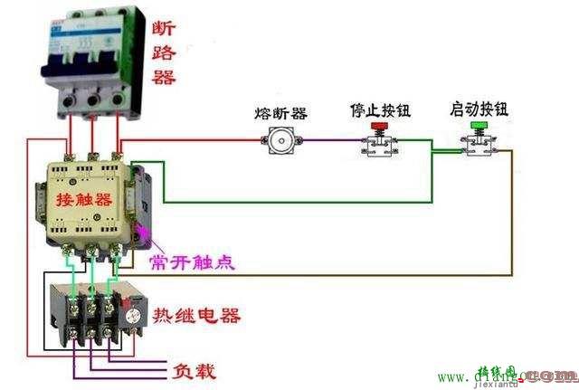 接触器和热继电器接线图  第1张