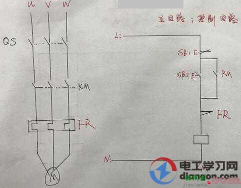 点动电路和自锁电路图  第2张