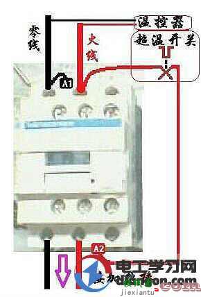 220V交流接触器正反转接线图解说  第6张